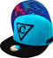Capiche® Snapback Pet Heren – Crocodile – Blauw & Zwart – Verstelbaar met Druksluiting – Sportcap – Baseball Cap – Mannen Cap – Krokodillen Pet