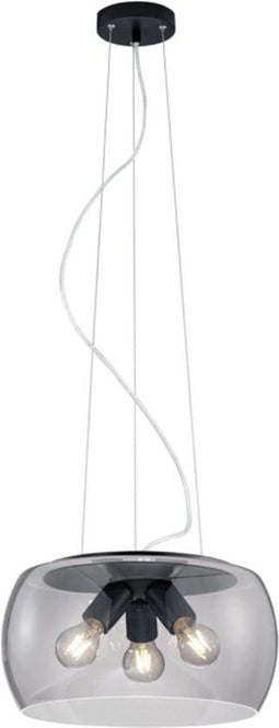 TRIO VALENTE - Hanglamp - E27 4W - Antraciet (3x E27 4W)