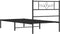 vidaXL - Bedframe - met - hoofdbord - metaal - zwart - 80x200 - cm