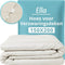 Ella Hoes voor Verzwaringsdeken 150 x 200 cm - 100% Biologisch Katoen - Geschikt voor 7 KG en 9 KG - Kleur Biologisch Wit