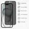 Accezz Gehard Glas Privacy Screenprotector - Apple iPhone 16 15 14 - 9H gehard glas - Privacy filter