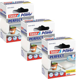 tesa EXTRA POWER PERFECT 56343-00501-04 Textieltape Wit (l x b) 2.75 m x 38 mm 3 stuk(s)