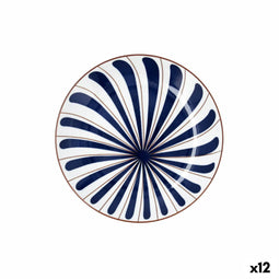 Bidasoa Oceanika - Dessertbord - Keramisch Ø 19 cm - Blauw (12 Stuks)