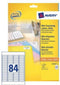 Avery L7656-25 - Laseretiket 46x11mm - 25 vel 84 etiketten per vel