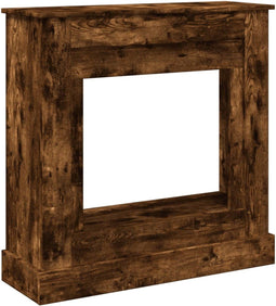 vidaXL - Haardombouw - 90x30x90 - cm - bewerkt - hout - gerookt - eikenkleurig