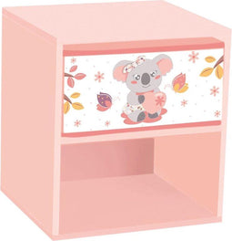 Mimi Koala - Nachtkastje - 1 lade - 36 x 33 x 30 cm - Multi