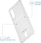 iMoshion Hoesje Geschikt voor Samsung Galaxy S21 Hoesje Met Pasjeshouder - iMoshion Softcase Backcover met pashouder - Transparant