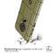 iMoshion Hoesje Geschikt voor Nokia 7.2 / 6.2 Hoesje Siliconen - iMoshion Rugged Shield Backcover - Groen
