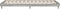 vidaXL - Bedframe - bewerkt - hout - grijs - sonoma - eikenkleurig - 75x190 - cm