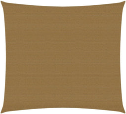 vidaXL - Zonnezeil - 160 - g/m² - 3,6x3,6 - m - HDPE - taupe