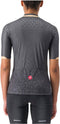Castelli Fietsshirt Korte Mouwen Dames Grijs Antraciet - CASTELLI PEZZI JERSEY DARK GRAY - M
