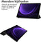 imoshion - Trifold Bookcase - Geschikt voor Samsung Galaxy Tab S9/S10/S10 FE - Auto-wake functie - Zwart