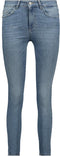 Pieces PCDELLY SKN MW CR LB124-BA/NOOS BC Dames Jeans - Skinny Fit - Stretch Denim - Maat XS