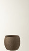 J-Line bloempot Enya - keramiek - bruin - medium - Ø 20 cm