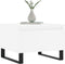 vidaXL - Salontafel - 50x46x35 - cm - bewerkt - hout - wit