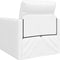 vidaXL - Vloer - Sofa - Bed - 2-in-1 - Wit - 74x77x81 - cm - Faux - Leren
