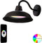 Calex Smart Outdoor LED Buitenlamp - Slimme Wandlamp Klassiek - RGB en Warm Wit Licht - 4W - Zwart