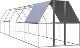 vidaXL - Kippenhok - 2x10x2 - m - gegalvaniseerd - staal