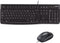 Logitech MK120 - Desktopset - Bedraad USB AZERTY FR - Zwart