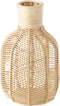 J-Line mand Fles - raffia - naturel