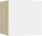 vidaXL - Tv-wandmeubelen - 4 - st - 30,5x30x30 - cm - wit - en - sonoma - eikenkleurig