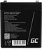 Green Cell AGM45 - Accu 12V 5,3Ah - VRLA AGM - Zwart