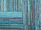 MERSIN - Laagpolig vloerkleed - Turquoise - 140 x 200 cm - Katoen
