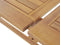Beliani JAVA - Tuintafel - Lichte houtkleur - Acaciahout