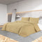 vidaXL - Dekbedovertrekset - 155x220 - cm - katoen - grijs