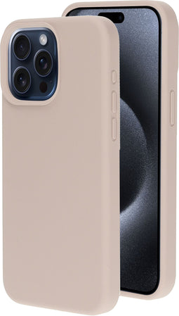 Mobiparts iPhone 15 Pro Max - Silicone Cover - Soft-touch - Soft Salmon