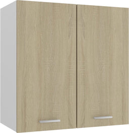vidaXL - Hangkast - 60x31x60 - cm - bewerkt - hout - sonoma - eikenkleurig