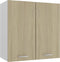 vidaXL - Hangkast - 60x31x60 - cm - bewerkt - hout - sonoma - eikenkleurig