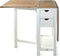 Riviera Maison Bartafel Inklapbaar - Wooster Street Bar Table - 50/180x80 cm - Wit