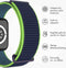 imoshion Nylon⁺ bandje - Geschikt voor Apple Watch 1, 2, 3, 4, 5, 6, 7, 8, 9, 10, SE, Ultra (2) - 44/45/46/49 mm - Lichtgroen - One Size