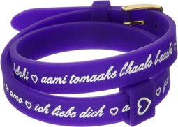 IL MEZZOMETRO - Il MEZZOMETRO Mod. I LOVE YOU GOLD - Bracciale in silicone/silicone bracelet - Unisex -