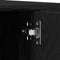 vidaXL - TV-kast - Zwart - Eiken - 100x35x40 - cm - Bewerkt - Hout
