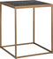 Richmond Interiors Bijzettafel Blackbone brass 50x50 (Black rustic)