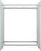 vidaXL - Haardhoutrek - 80x35x100 - cm - gehard - glas - wit