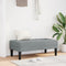 vidaXL - Ligbed - Lichtgrijs - 113x57x39 - cm - Stof