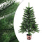vidaXL - Kunstkerstboom - met - verlichting - en - kerstballen - 65 - cm - groen