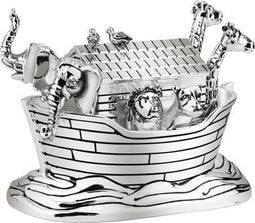 Zilverstad - Muziekdoosje Noah's Ark zilver kleur