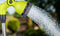 Kinzo Verstelbare Tuindouche - ⌀56 x 160/220CM - Douchekop 6 Waterstanden - Groen/Zilver