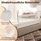 Coast Bedhekje - Opvouwbaar Kinder Bedrek - 178 cm met Mesh Venster - Wit