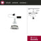 Paulmann Nova Plus - LED-inbouwlamp - zwenkbaar IP65 30° GU10 7W 460lm 2700K Staal geborsteld