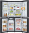 LG GMF960EV2E - Amerikaanse Koelkast - 646L No Frost Waterdispenser - Essence Black Steel
