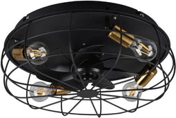 REALITY TRONDHEIM - Ventilator - 3 snelheidsinstellingen - Zwart mat