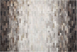 DUTLAR - Vloerkleed - Bruin - 160 x 230 cm - Koeienhuid leer