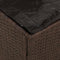 vidaXL - Kussenbox - Bruin - 50x50x50 - cm - van - Poly - Rattan