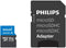 Philips FM25MP65B/00 - Micro SDXC Card UHS-I U3 256GB - 100MB/s Lezen 80MB/s Schrijven
