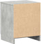vidaXL - Nachtkastje - met - 2 - lades - 40x36x50 - cm - betongrijs